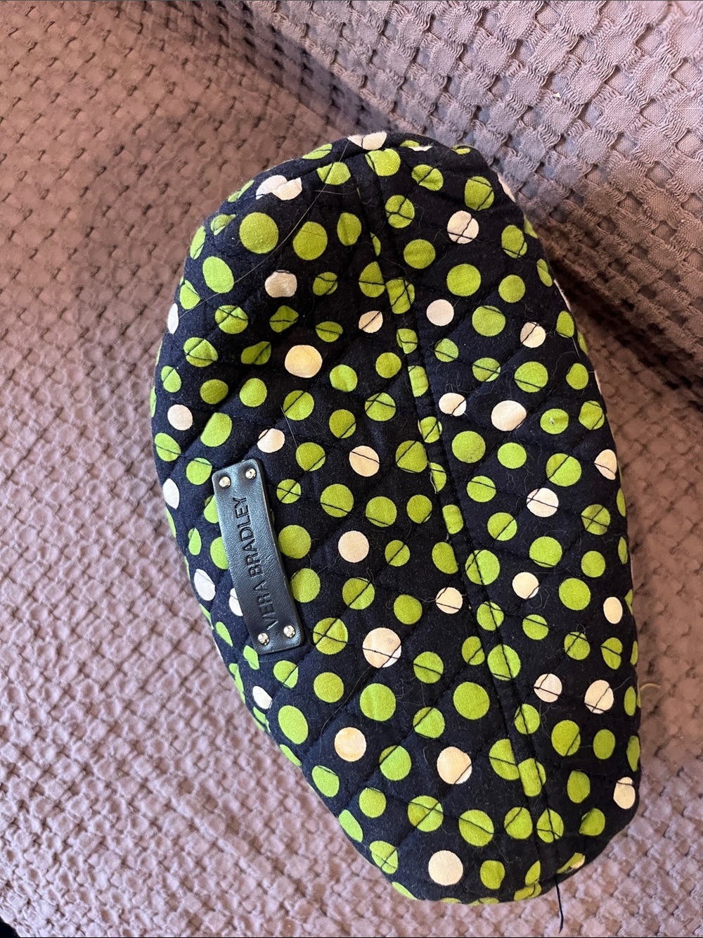 Vera Bradley Retired Lucky You Dots Cosmetic Bag Makeup Pouch Travel Organizer - Picture 5 of 7